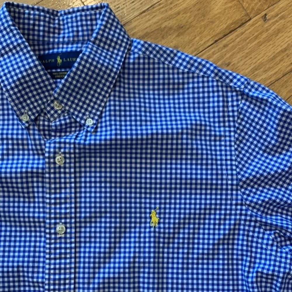 Ralph Lauren men’s gingham check button down - Picture 4 of 5